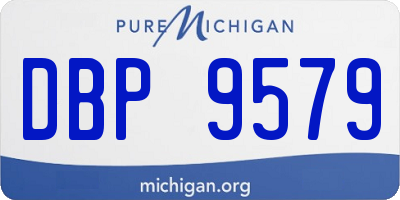 MI license plate DBP9579