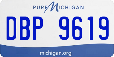 MI license plate DBP9619
