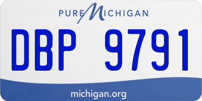 MI license plate DBP9791