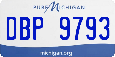 MI license plate DBP9793