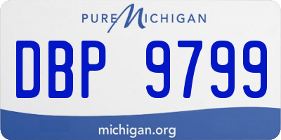 MI license plate DBP9799