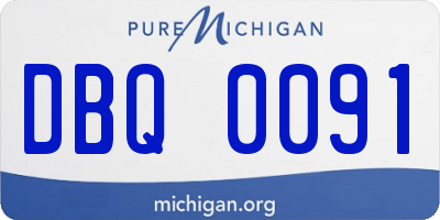 MI license plate DBQ0091
