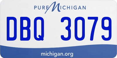 MI license plate DBQ3079