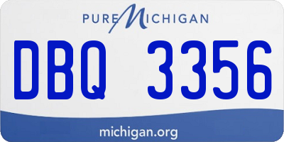 MI license plate DBQ3356
