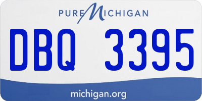 MI license plate DBQ3395