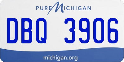 MI license plate DBQ3906