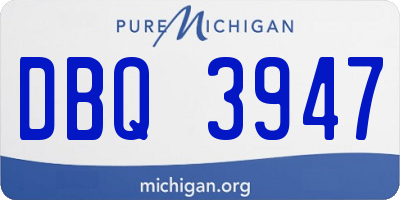 MI license plate DBQ3947
