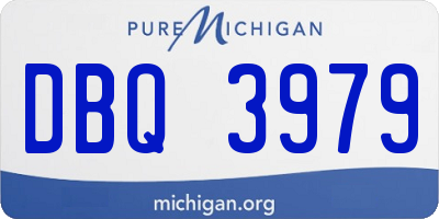 MI license plate DBQ3979