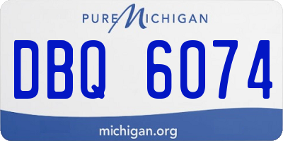 MI license plate DBQ6074