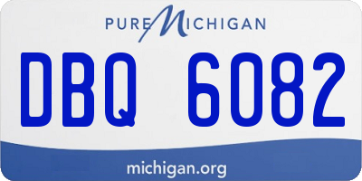 MI license plate DBQ6082