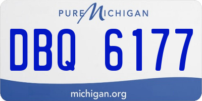 MI license plate DBQ6177