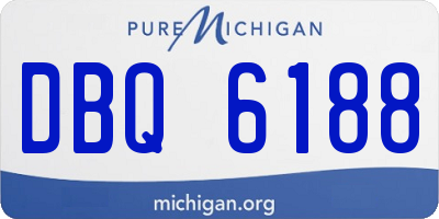 MI license plate DBQ6188