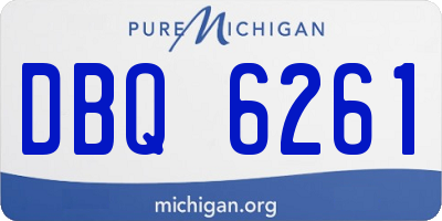 MI license plate DBQ6261
