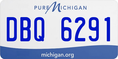 MI license plate DBQ6291