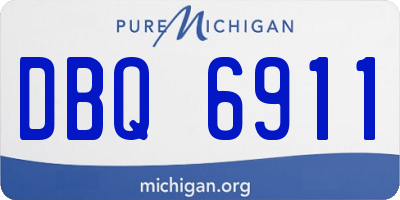 MI license plate DBQ6911