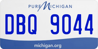 MI license plate DBQ9044