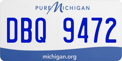 MI license plate DBQ9472
