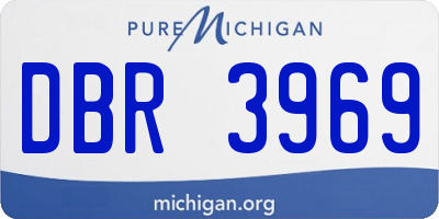 MI license plate DBR3969