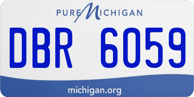 MI license plate DBR6059