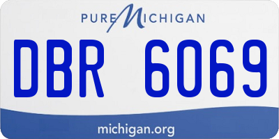 MI license plate DBR6069