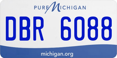 MI license plate DBR6088