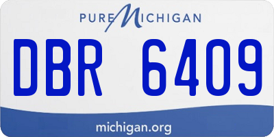 MI license plate DBR6409