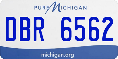 MI license plate DBR6562
