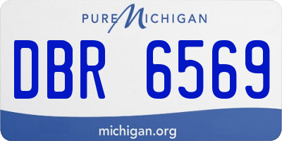 MI license plate DBR6569