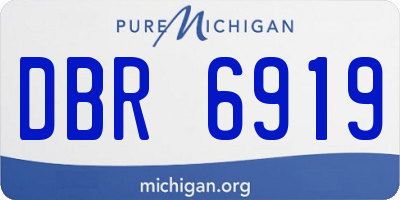 MI license plate DBR6919