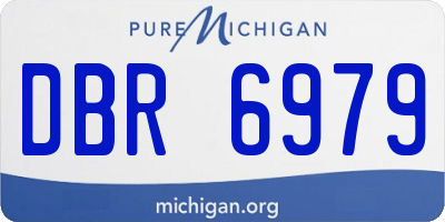 MI license plate DBR6979