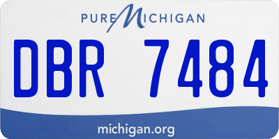MI license plate DBR7484