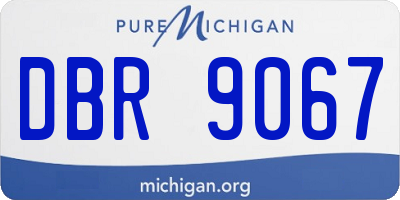 MI license plate DBR9067