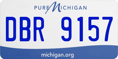 MI license plate DBR9157