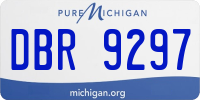 MI license plate DBR9297