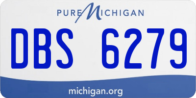MI license plate DBS6279
