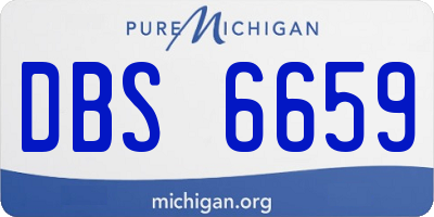MI license plate DBS6659