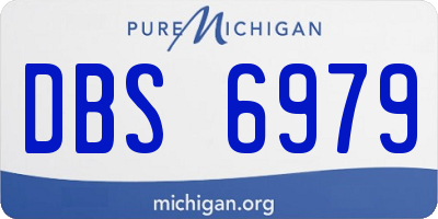 MI license plate DBS6979