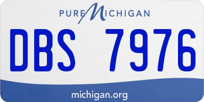 MI license plate DBS7976