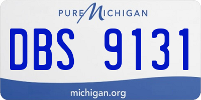 MI license plate DBS9131