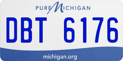 MI license plate DBT6176