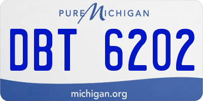 MI license plate DBT6202