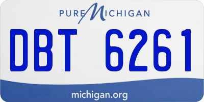 MI license plate DBT6261