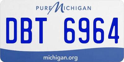 MI license plate DBT6964