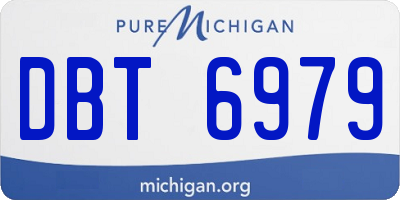 MI license plate DBT6979