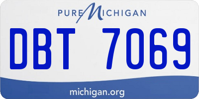 MI license plate DBT7069