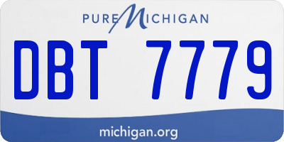 MI license plate DBT7779