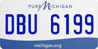 MI license plate DBU6199