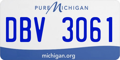 MI license plate DBV3061