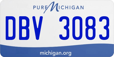MI license plate DBV3083