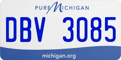 MI license plate DBV3085